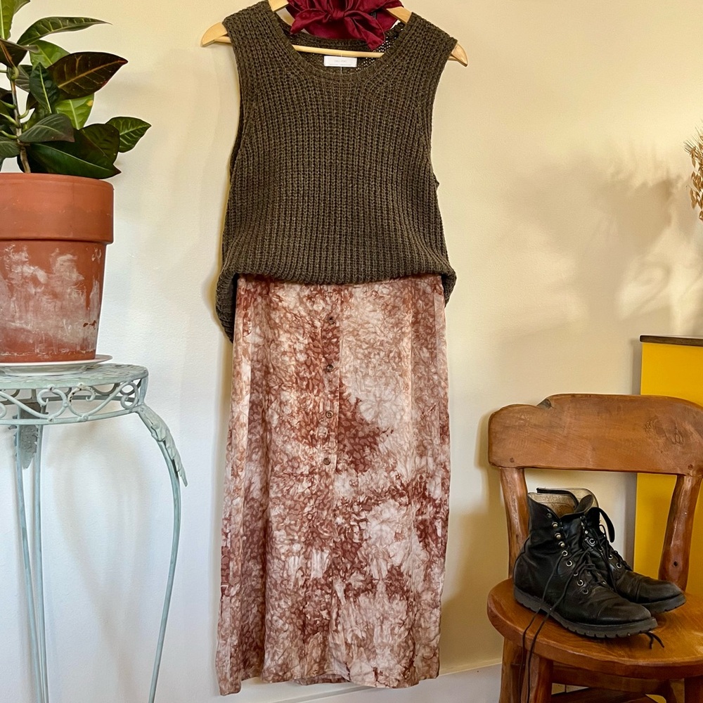 Little Mountain “Tie-Dye” Midi Skirt